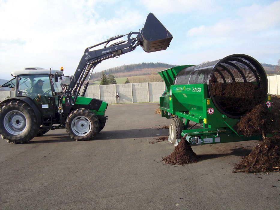 CIUR ROTATIV Ecogreen T 1200 - sitare compost/resturi vegetale tocate