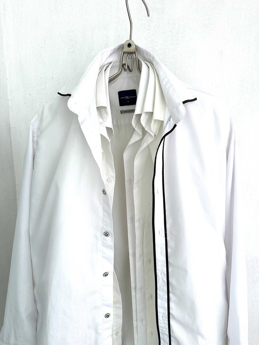 Белые рубашки S и L школьные на подростка