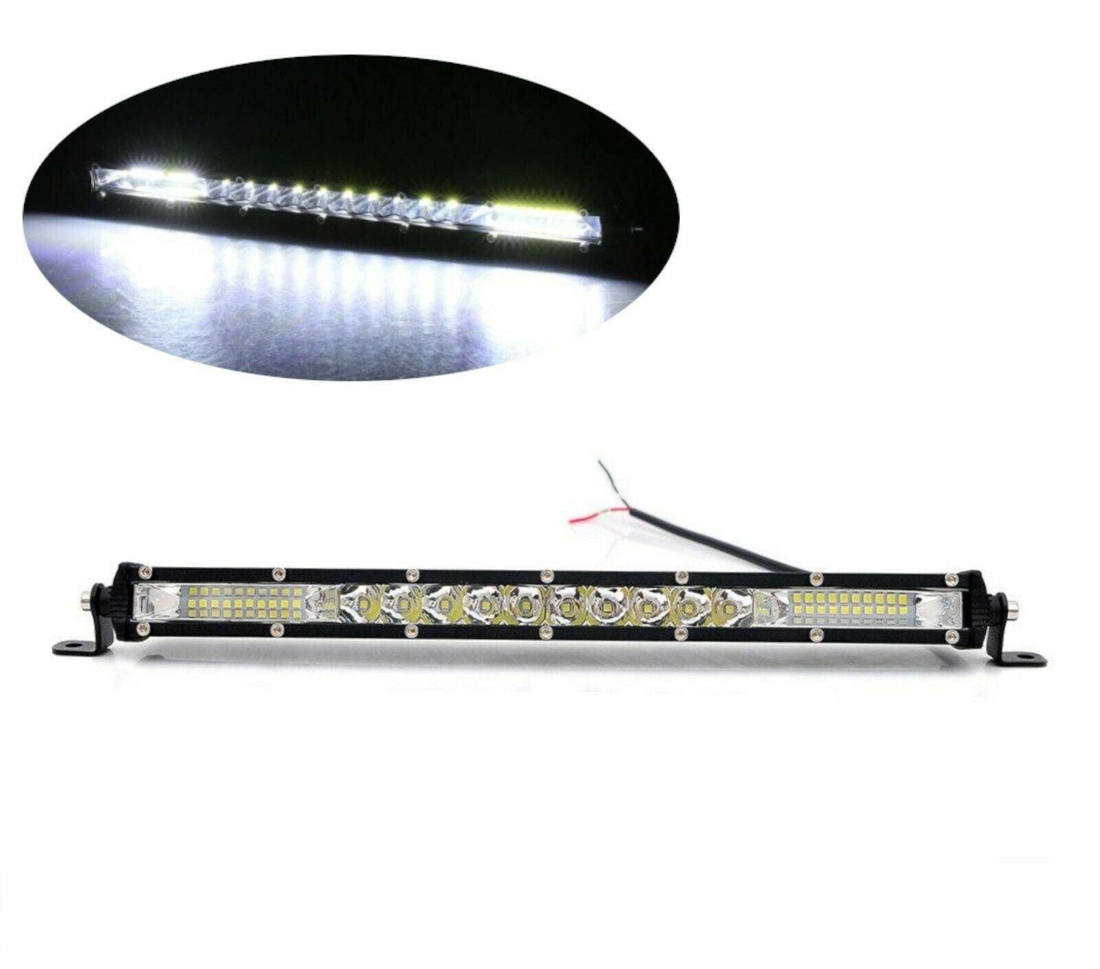 33 см led лед диоден бар , 4500 lm, 90w, ултра тънък, 12-24v, ...