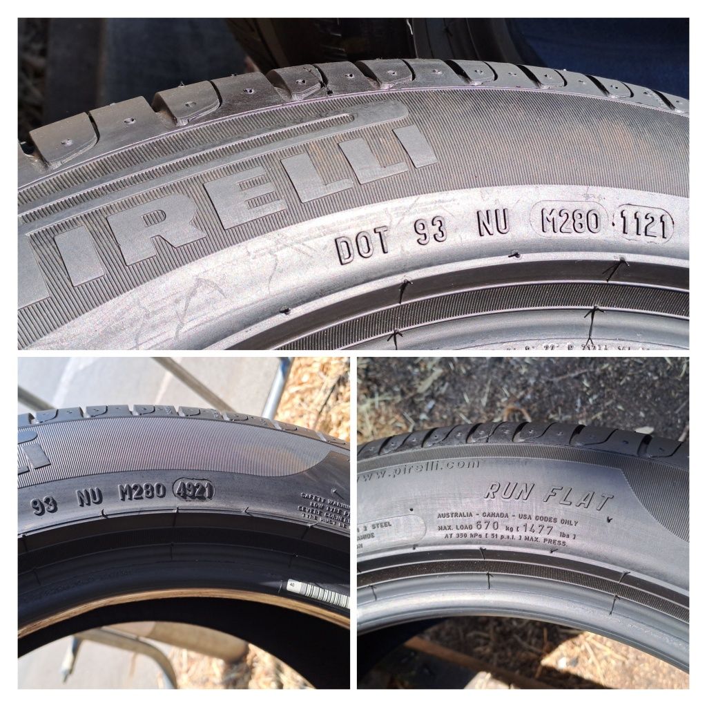 2бр. Почти Нови 225/50/17 Pirelli Cinturato P7
