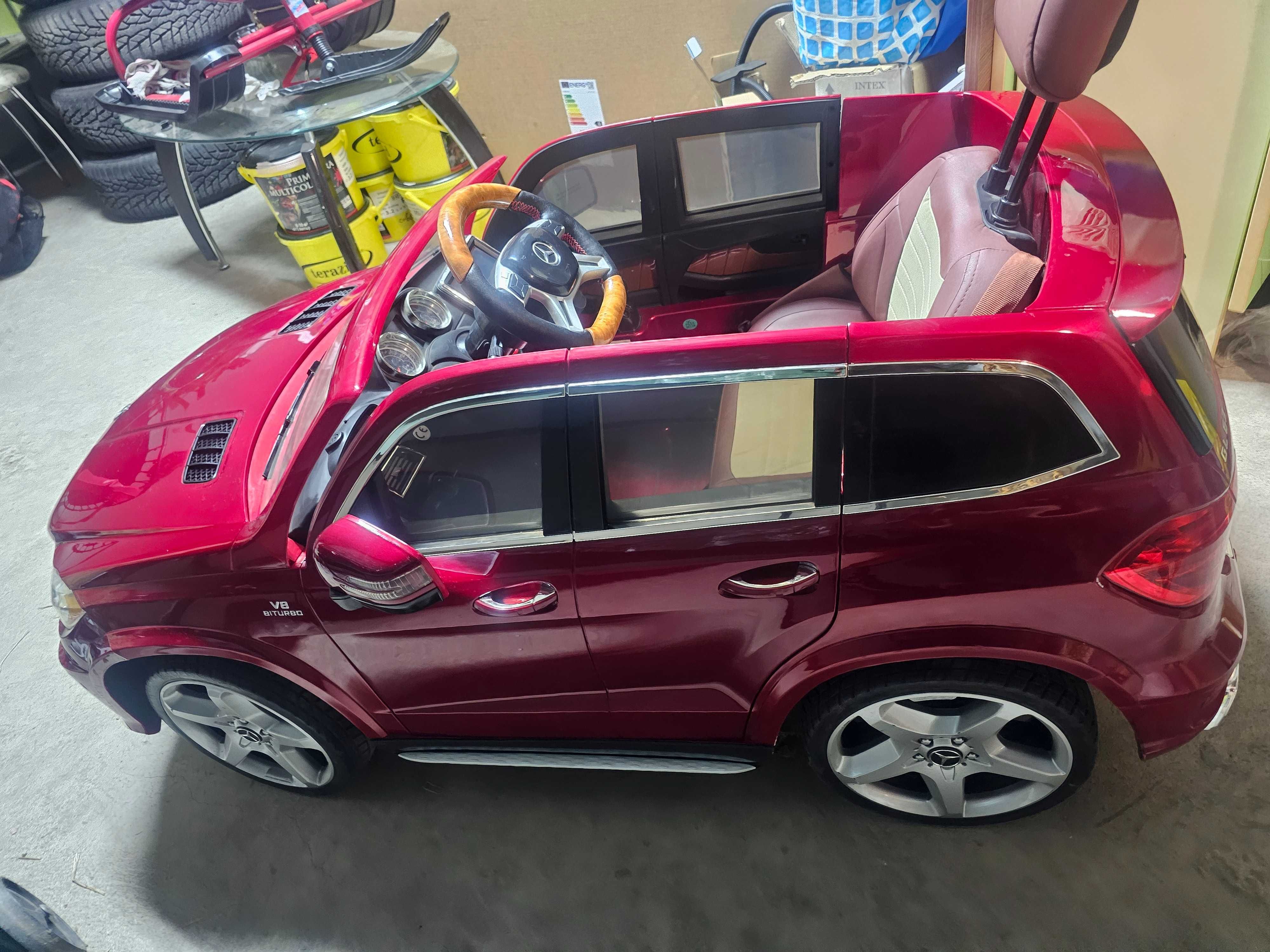 Детска електрическа кола Mercedes-bendz (червена)