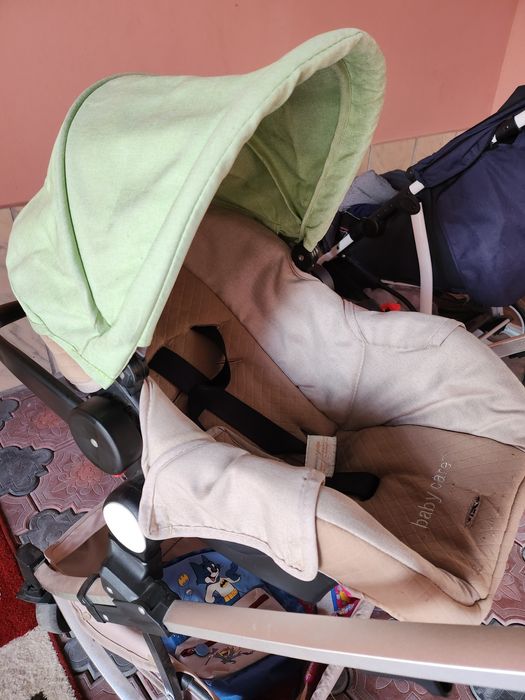 Carucior copii 3 în 1, culoare neutră