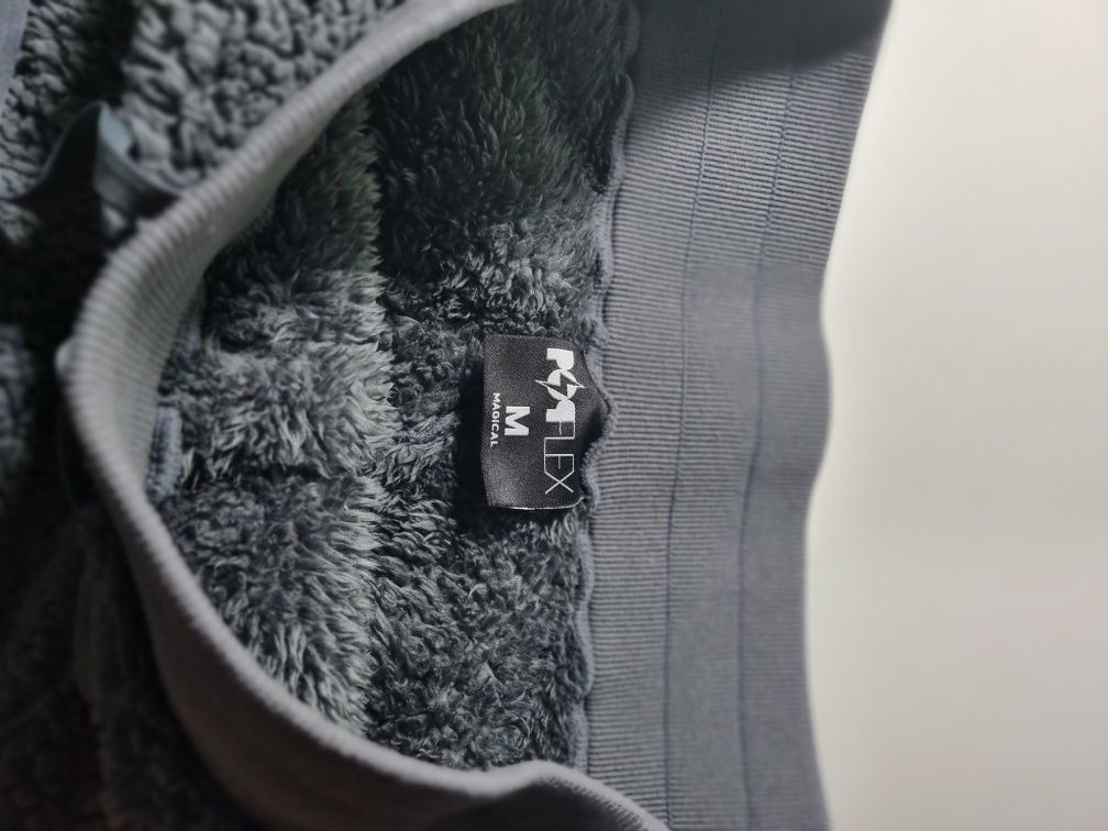 Popflex Active- Grey Faux Sherpa Shorts-M размер
