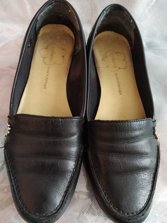 Cydonia Portugal естествена кожа 37 номер черни обувки