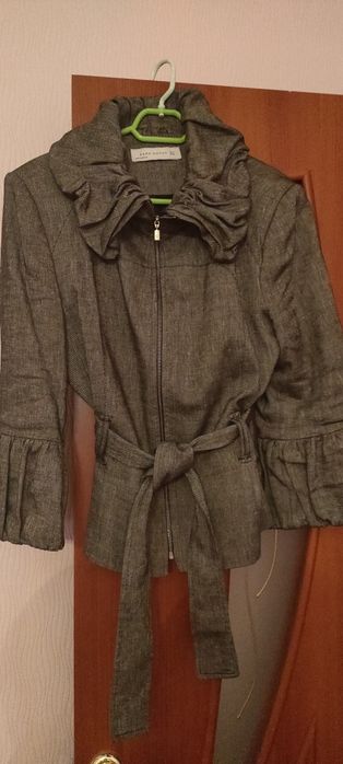 Летний льняной пиджак ZARA 46 , производство Канада