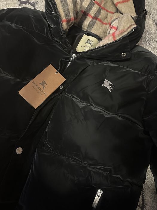 Burberry geaca neagra de iarna puffer marime xl