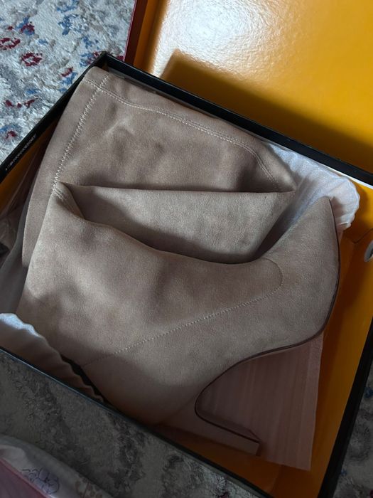 Продам замшевые ботфорты