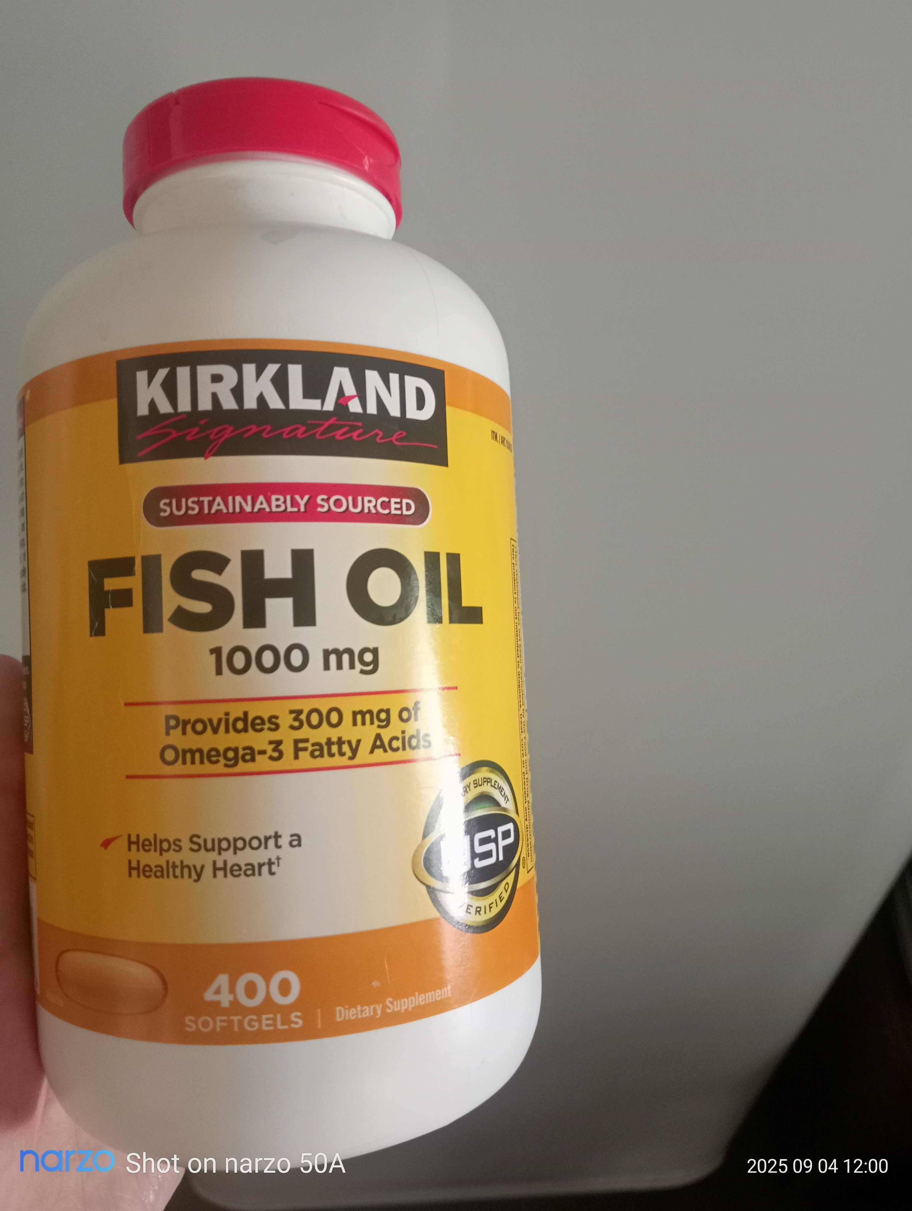 Kirkland Fish Oil 1000