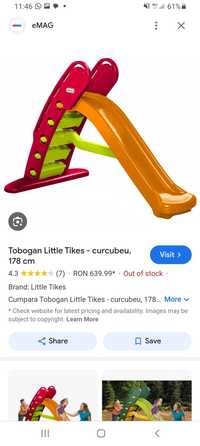 Tobogan Little Tikes 178 cm