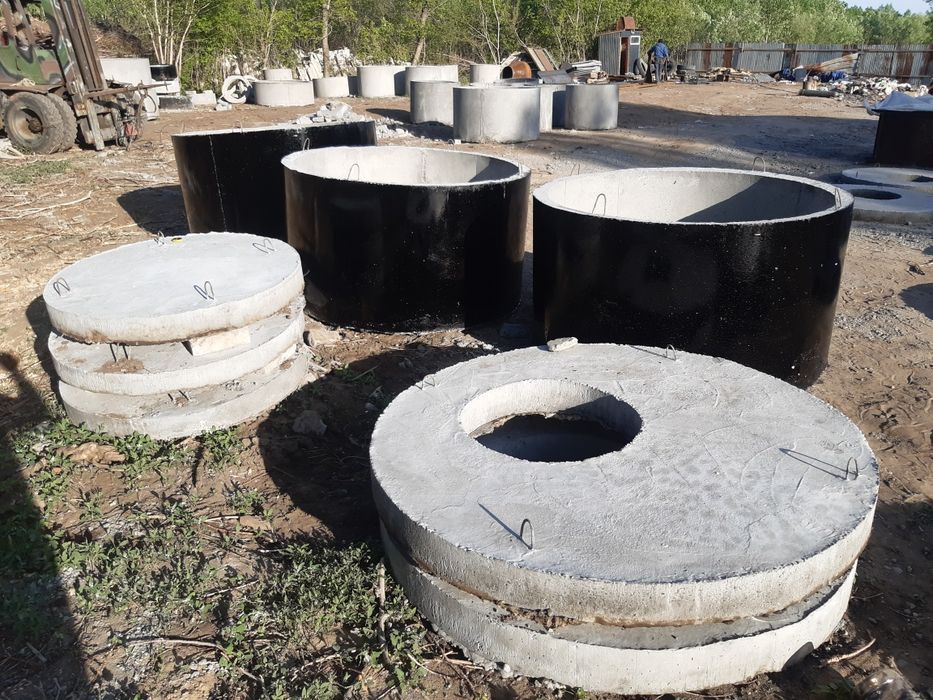 Канализационные ЖБИ кольца для септика в наличии//септик под ключ