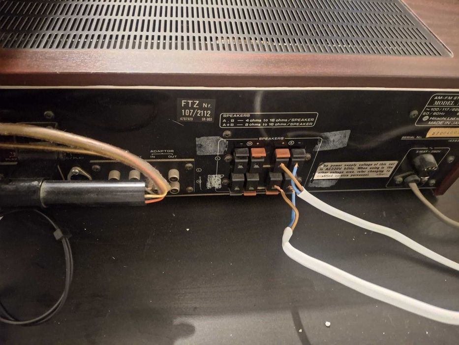 Amplituner Hitachi SR-903 Cap de serie!