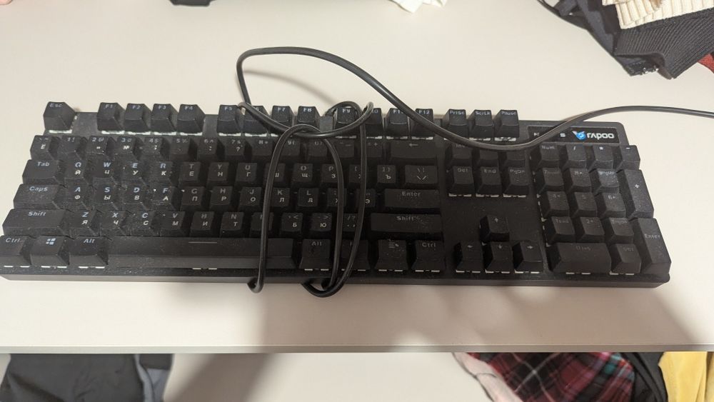Клавиатура Rapoo V500PRO черный механическая