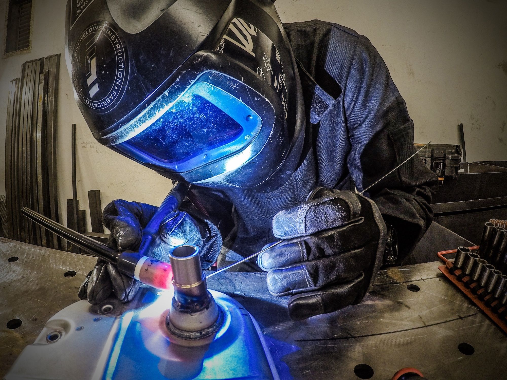 Sudura aluminiu tig argon conducta ac