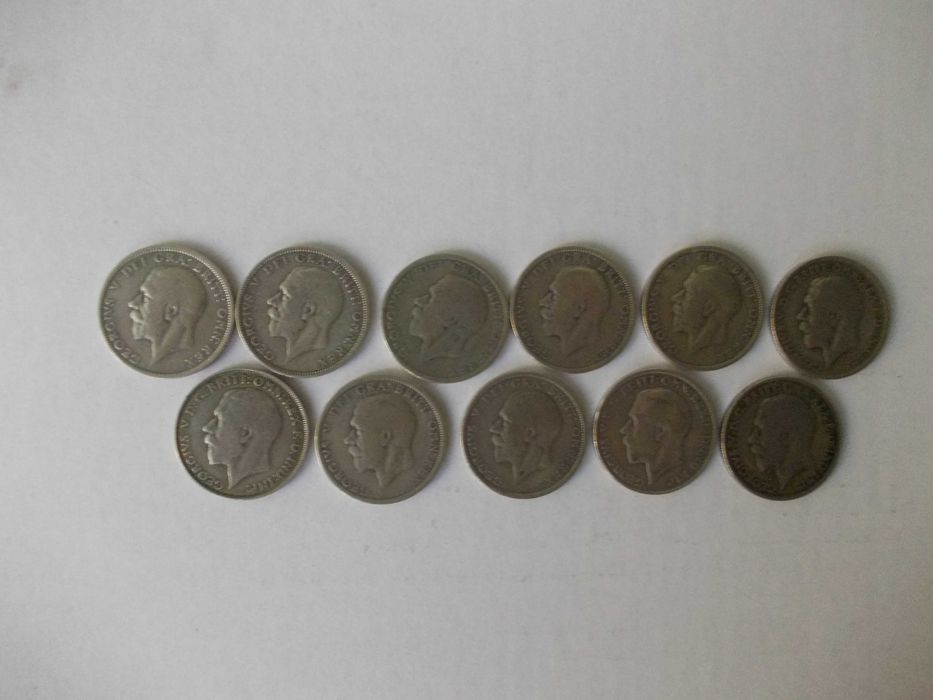 Anglia florin argint 11 bucati