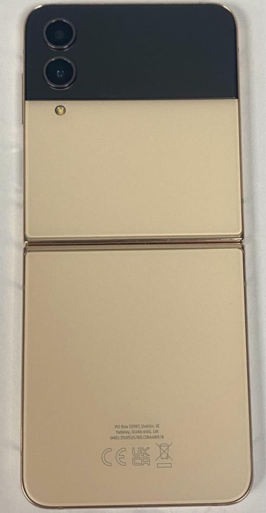 Samsung Z Flip 4 Pink Gold