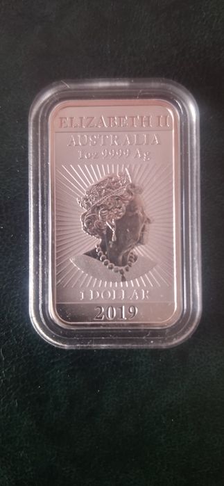 Инвестиционно сребърно кюлче "Година на дракона"