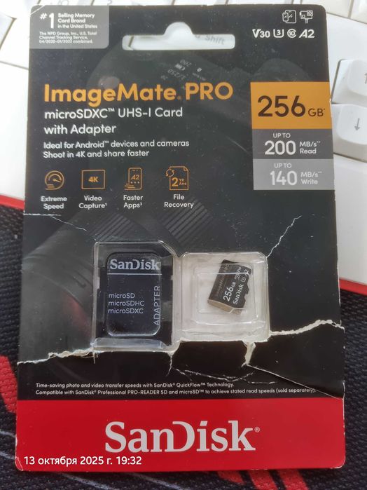 Флешка. карта памяти. SanDisk 256GB