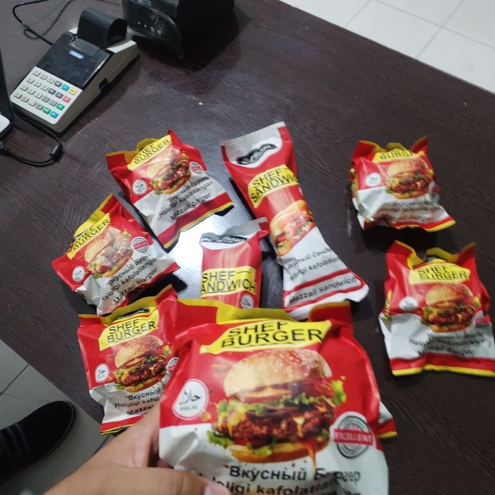 WEF BURGER TAYOR MAHSULOT mazasi ga  gap yoq