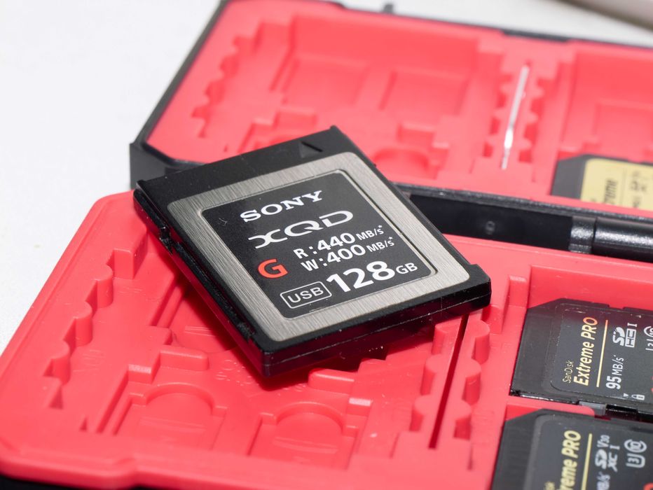 Card XQD Sony G Series, 128GB, 440MB/s