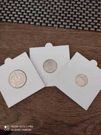 3 monede suedeze de argint