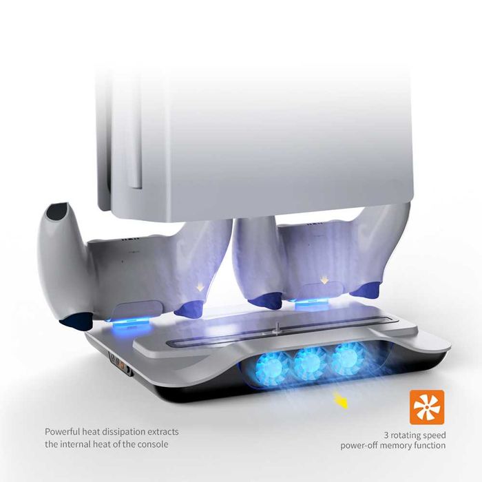 Охладителна Станция за PlayStation5 PS5 Cooler  Зарядно за Котролерите
