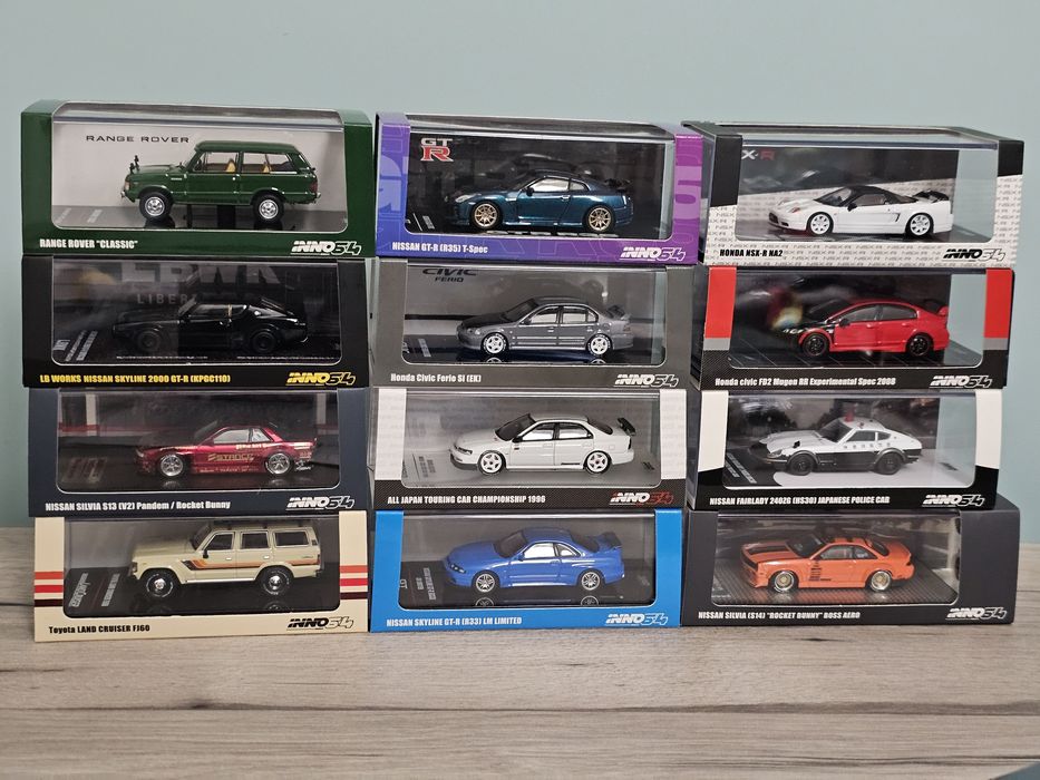 Inno64, Tarmac, Ignition, Fuelme, PGM, Suhe, Micro Turbo 1/64