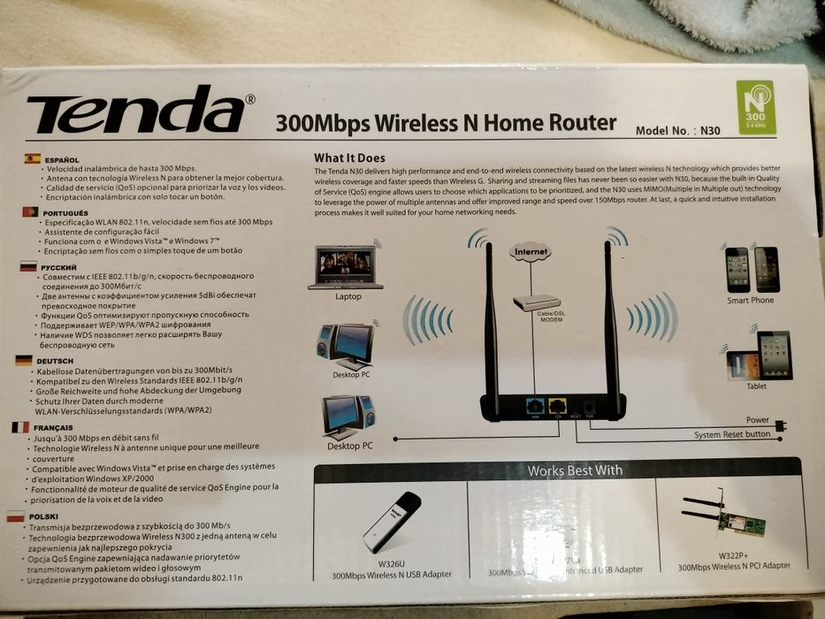 Router wireless tenda