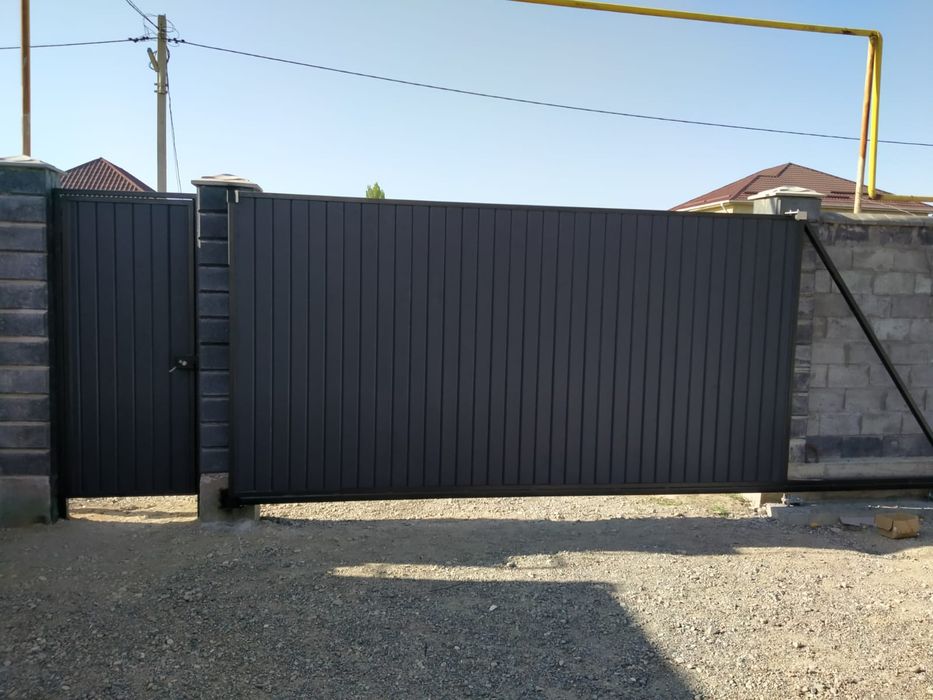 Ворота на заказ Алматы Откатные ворота