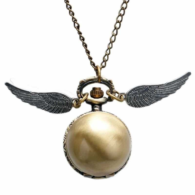 CEAS de buzunar cu lantisor Casual Harry Potter Golden Snitch Pocket