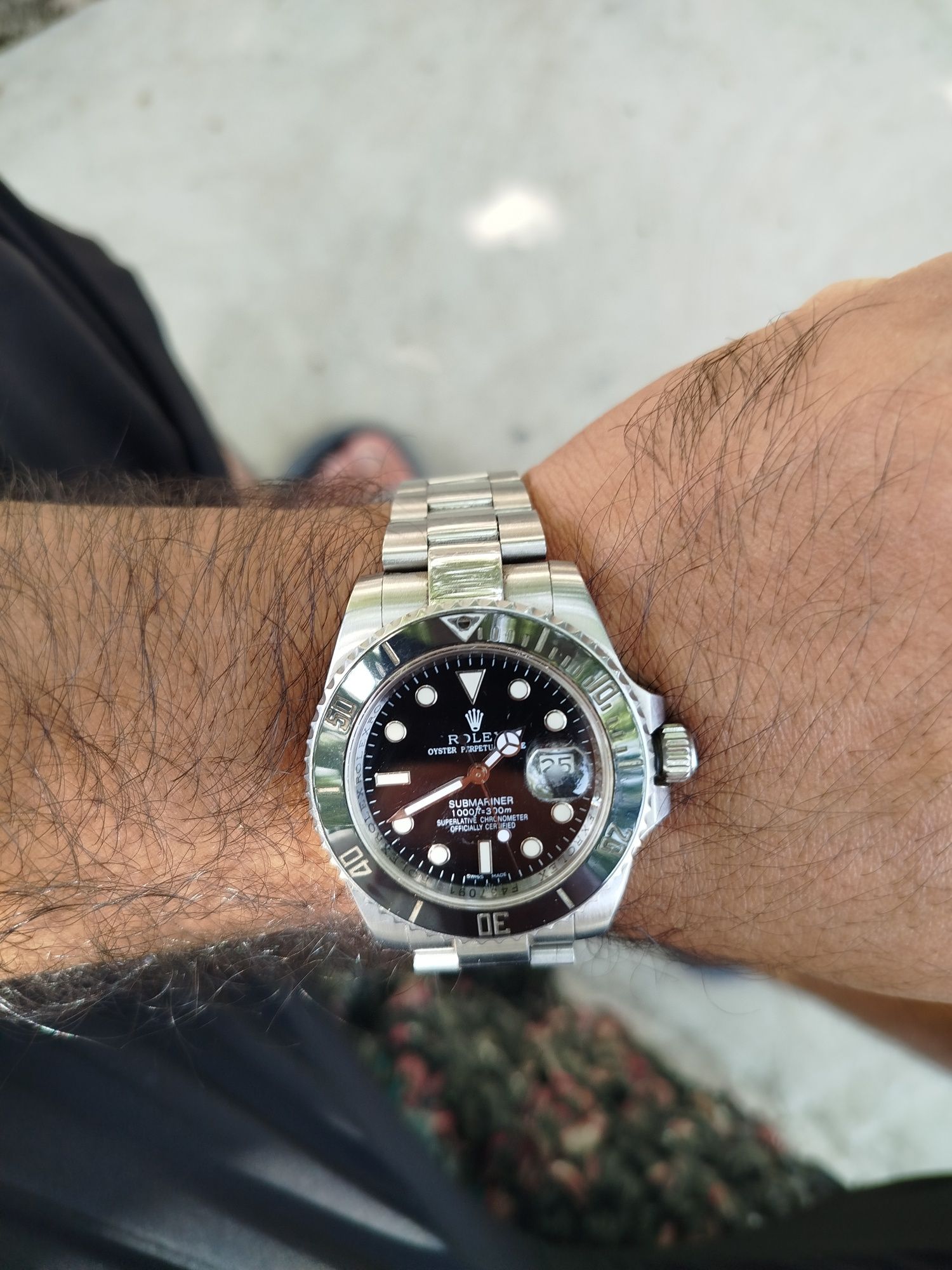 100%  Orginal Rolex Submariner 41 mm Steel  soati tezda soti