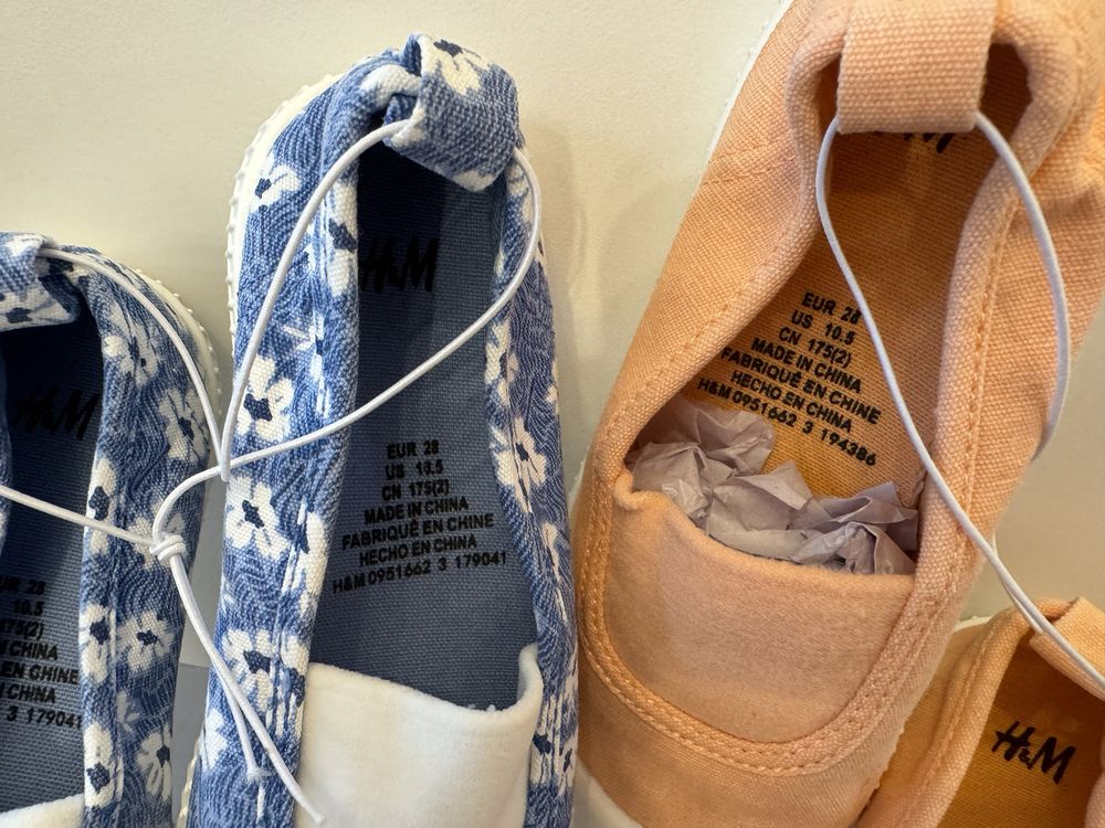 НОВИ кожени сандали и гуменки( пантофи) H&M. Н-р 28