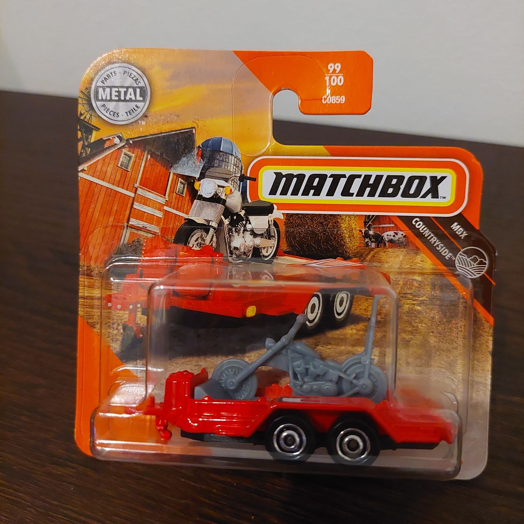 Matchbox set motociclete cu trailer