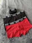 Diesel set 3 boxeri negru-negru-rosu marimea L noi originali