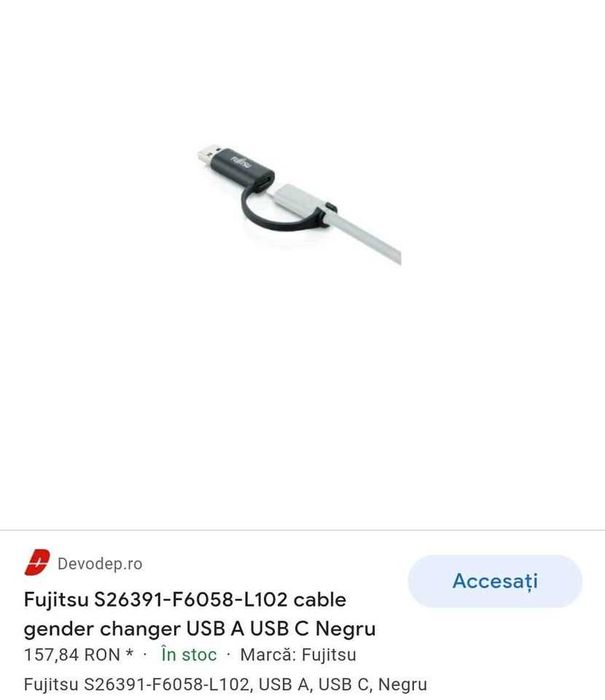 Vand adaptor USB A / USB C noi import Germania