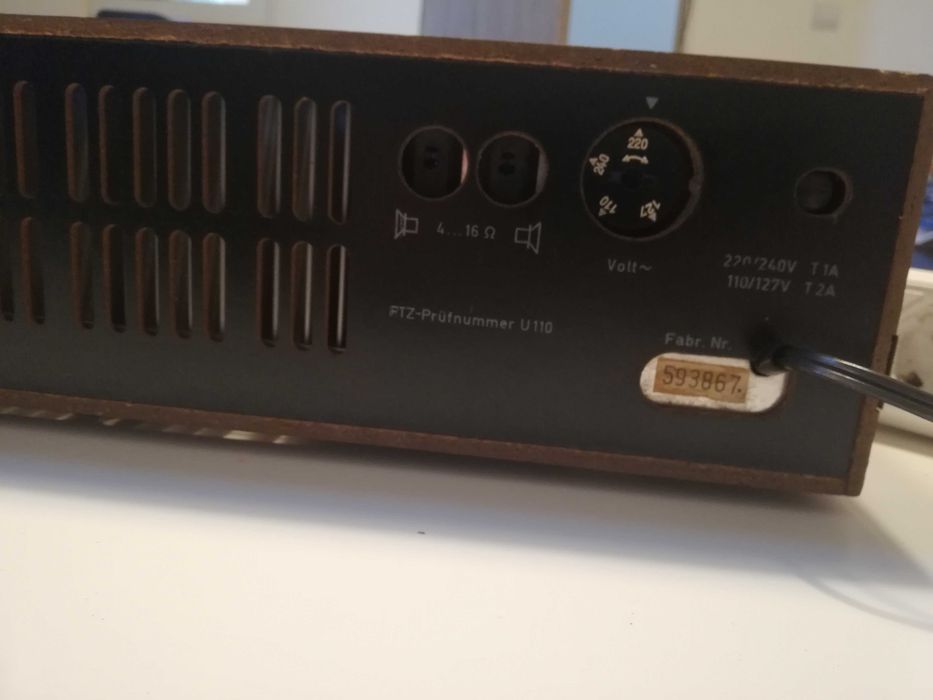 Amplificator/Tuner - TELEFUNKEN Opus HiFi 301 - RAR/Vintage/made RFG