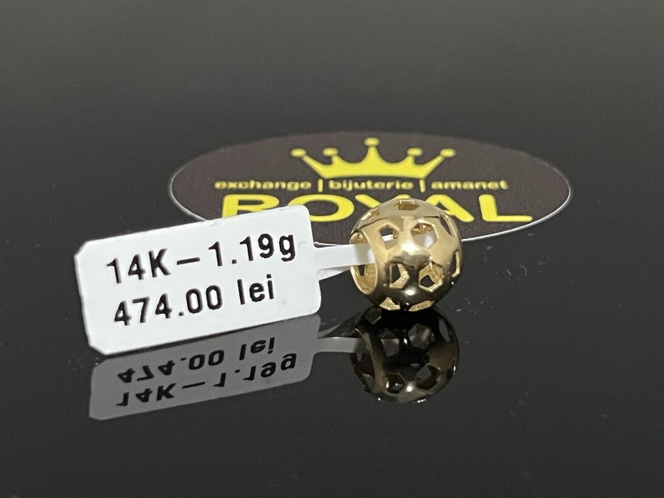 Bijuteria Royal CB : Charm pentru bratara aur 14k 1,19 grame