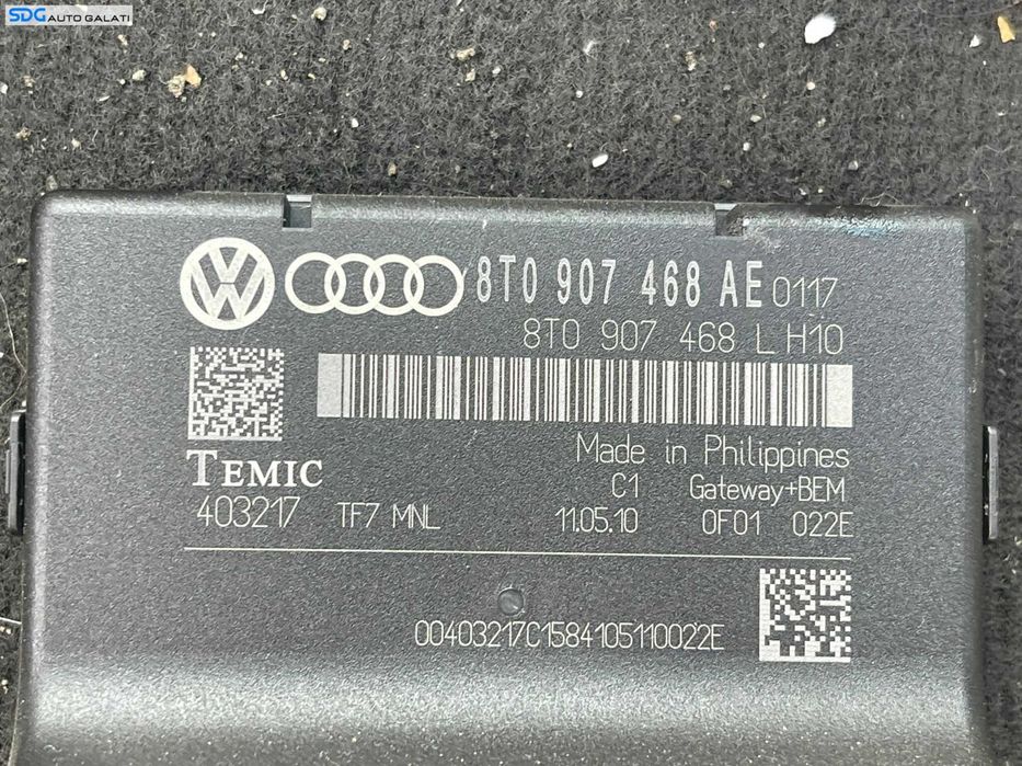Unitate Modul Calculator CAN Gateway Audi A5 2008 - 2017 Cod 8T0907468AE 8T0907468L [C5564]