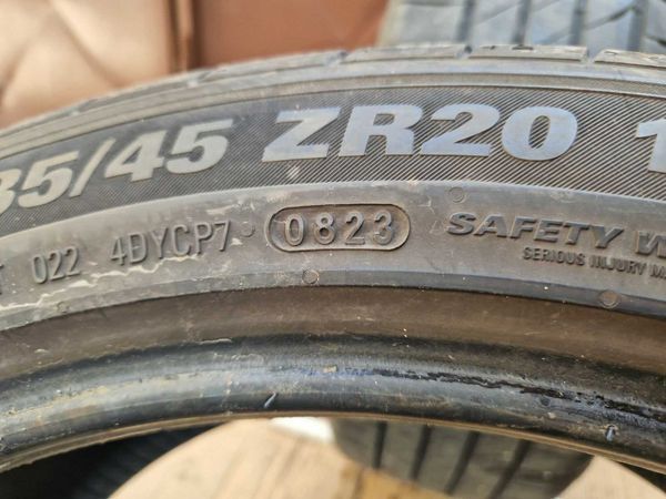 2 Kumho R20 235/45 Anvelope de vară Dot0823