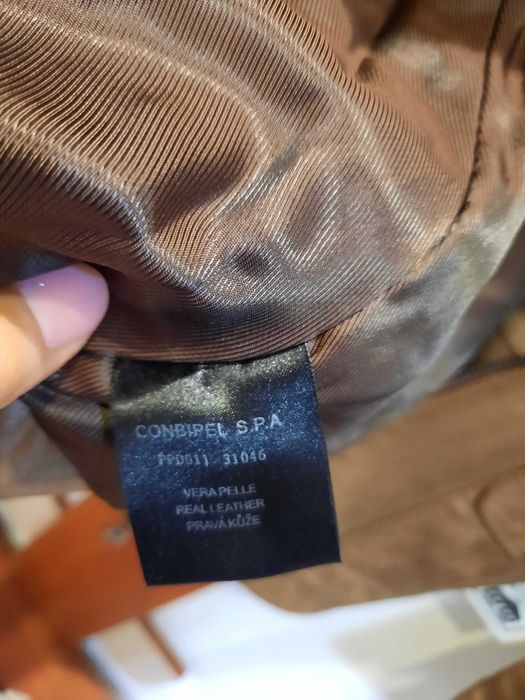 Кожен яке Conbiрel дамско естествена кожа