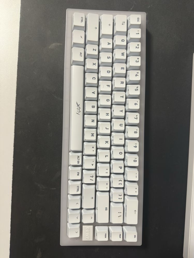 Клавиатура Xtrfy K5 Transparant White