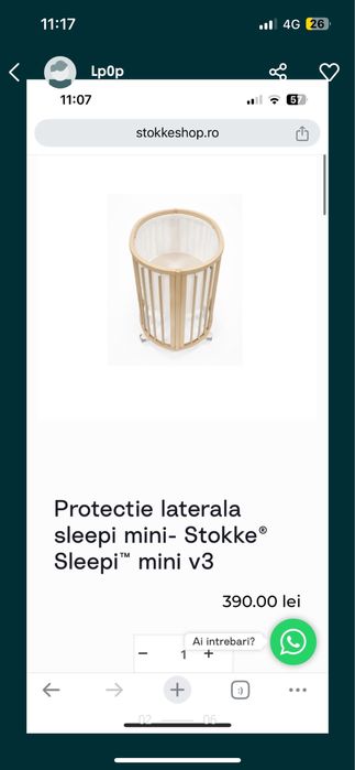 Protectie laterala STOKKE MINI V3