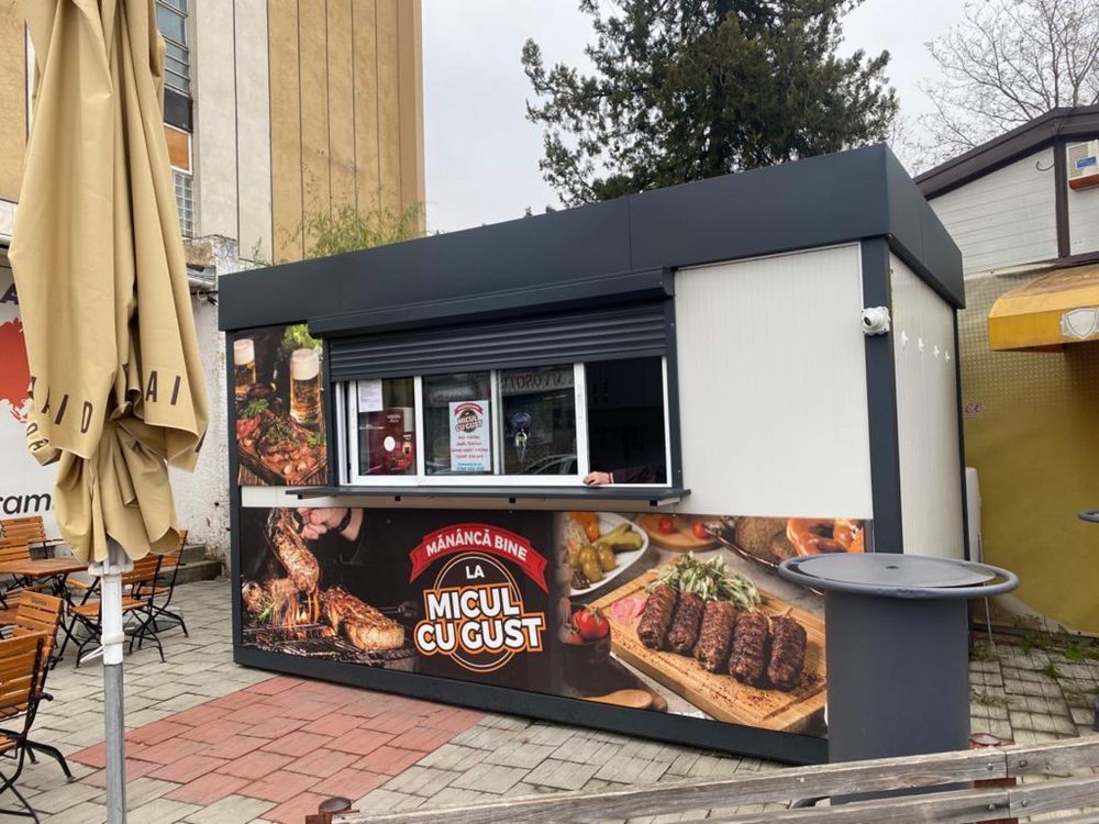 Container utilat tip fast-food cu toata aparatura noua