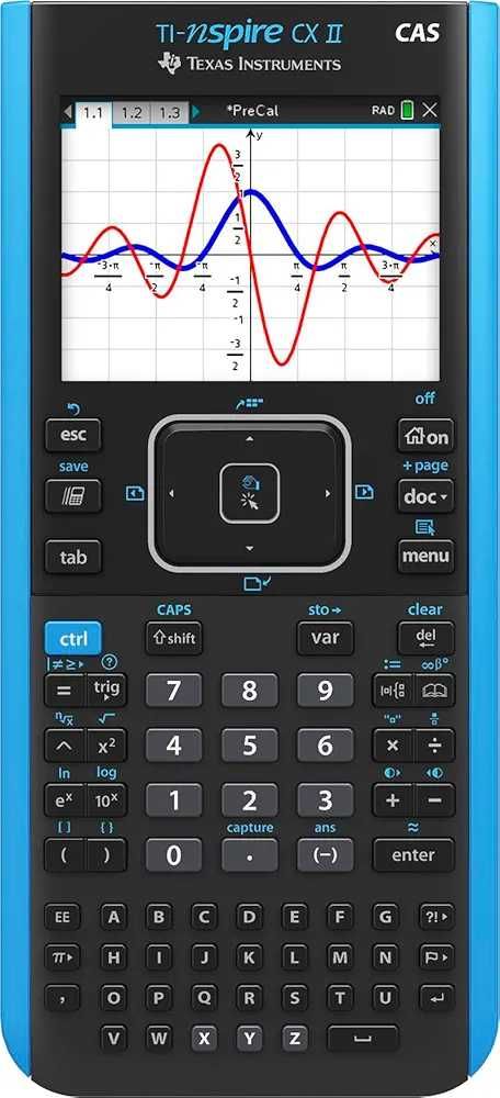 Чисто нов, запечатан Texas Instruments TI-Nspire CX II CAS калкулатор