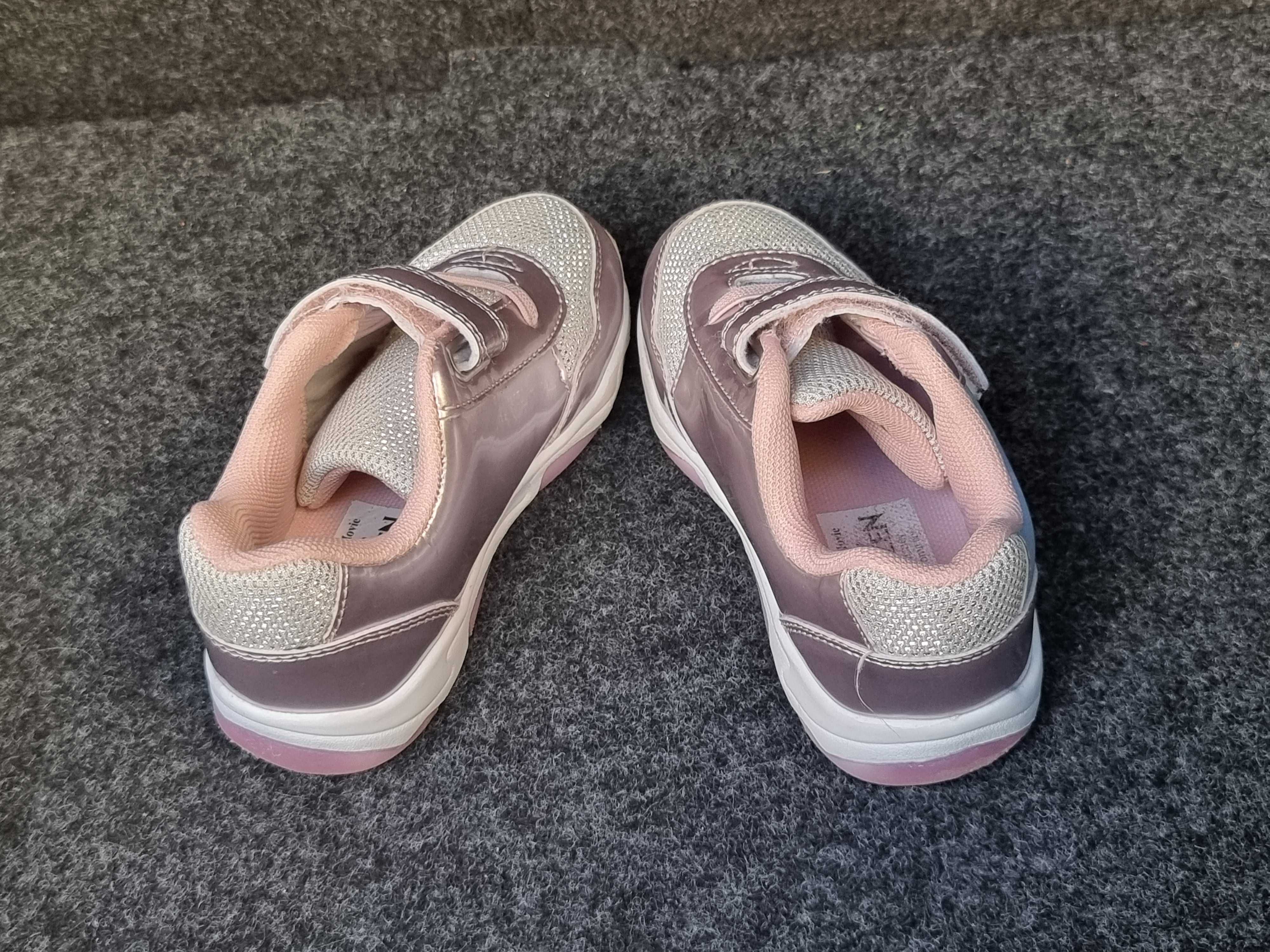 Adidasi luminite Frozen Anna si Elsa Sneaker roz Nr.26 16.9cm
