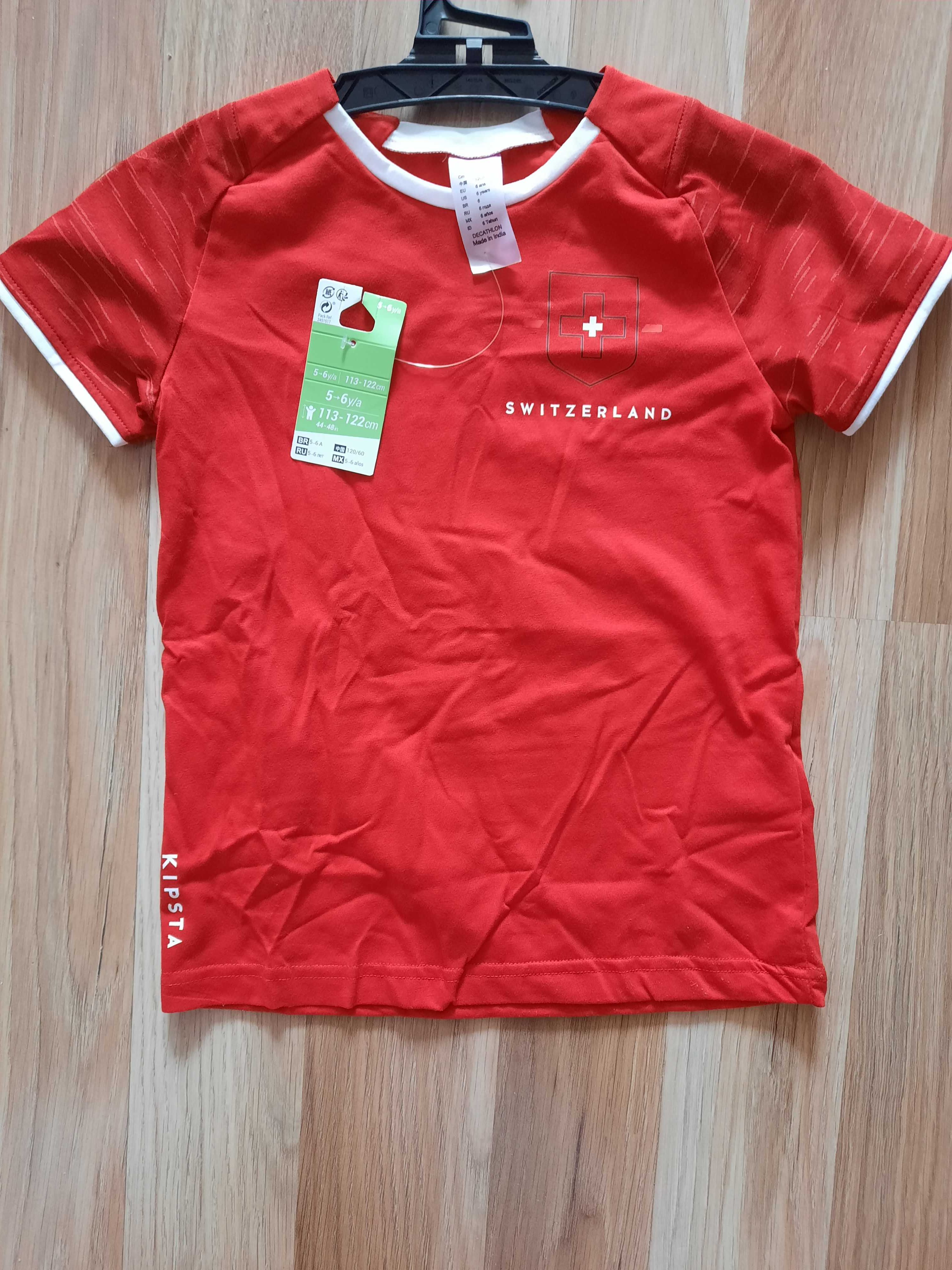 Tricou fotbal Elvetia pentru copii