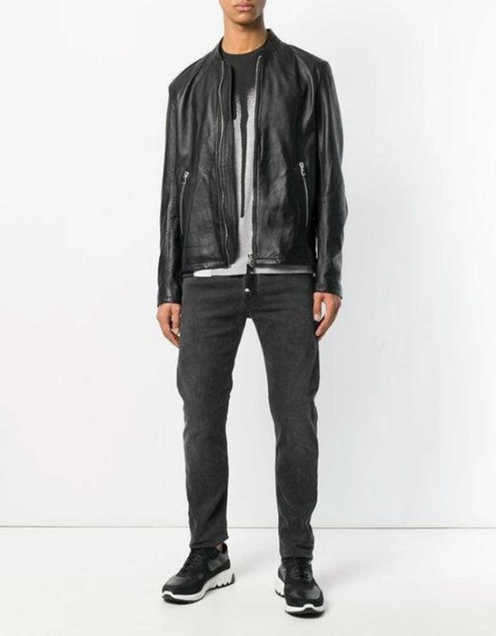 Geaca piele miel Diesel Black Gold