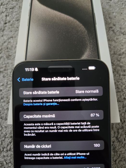 Iphone 15 Pro Max 256GB | Stare perfecta | Cutie + Accesori --PRET FIX