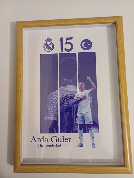 Tablou cu Arda Guler personalizat