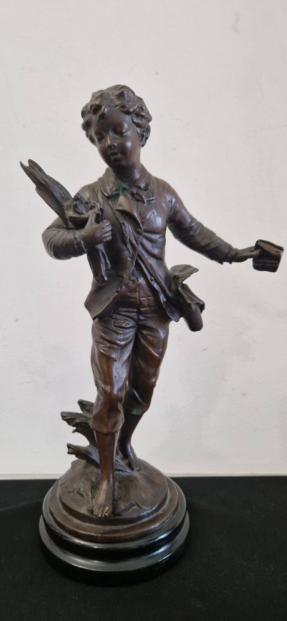 Statueta veche bronz