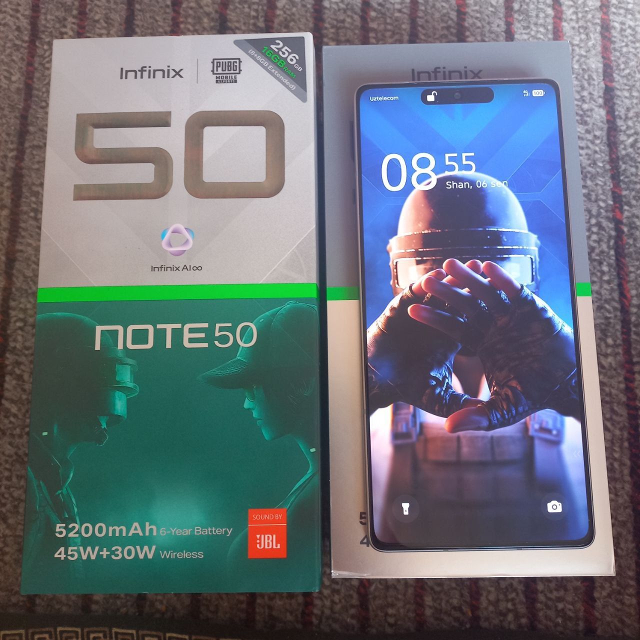 Infinix not 50 pro ideal yangi hali 5 kun buldi
